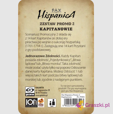 Pax Hispanica - Promo2 - Kapitanowie